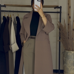 کت بلند کرپ نخ توییست