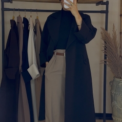 کت بلند کرپ نخ توییست