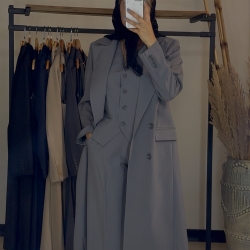 کت بلند و شلوار و جلیقه فاستونی